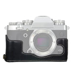 ฐานเคสกล้องหนัง PU ครึ่งตัวเกลียว 1/4 นิ้ว สำหรับ FUJIFILM X-T3/X-T2, สำหรับ FUJIFILM X-T3