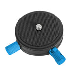 ฐานแผ่นหมุนเร็ว 360 องศา BEXIN QR-02 สำหรับขาตั้งกล้องหัวกล้อง, QR-02 360
