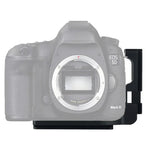 ฐานขาตั้งกล้องแบบแผ่น L ปลดเร็วสำหรับถ่ายภาพแนวตั้งสำหรับ Canon 5D Mark III, Canon 5D Mark III