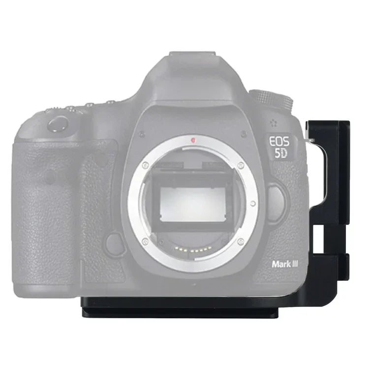 ฐานขาตั้งกล้องแบบแผ่น L ปลดเร็วสำหรับถ่ายภาพแนวตั้งสำหรับ Canon 5D Mark III, Canon 5D Mark III