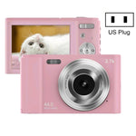 กล้องดิจิตอล DC302 ขนาด 2.88 นิ้ว 44MP ซูม 16X 2.7K Full HD สำหรับเด็ก พร้อมปลั๊ก US