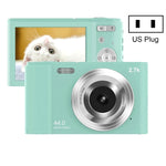 กล้องดิจิตอล DC302 ขนาด 2.88 นิ้ว 44MP ซูม 16X 2.7K Full HD สำหรับเด็ก พร้อมปลั๊ก US