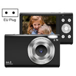 กล้องดิจิตอล DC402 ขนาด 2.4 นิ้ว 44MP ซูม 16X 1080P Full HD สำหรับเด็ก พร้อมปลั๊ก EU