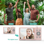 กล้องดิจิตอล DC402 ขนาด 2.4 นิ้ว 44MP ซูม 16X 1080P Full HD สำหรับเด็ก พร้อมปลั๊ก EU