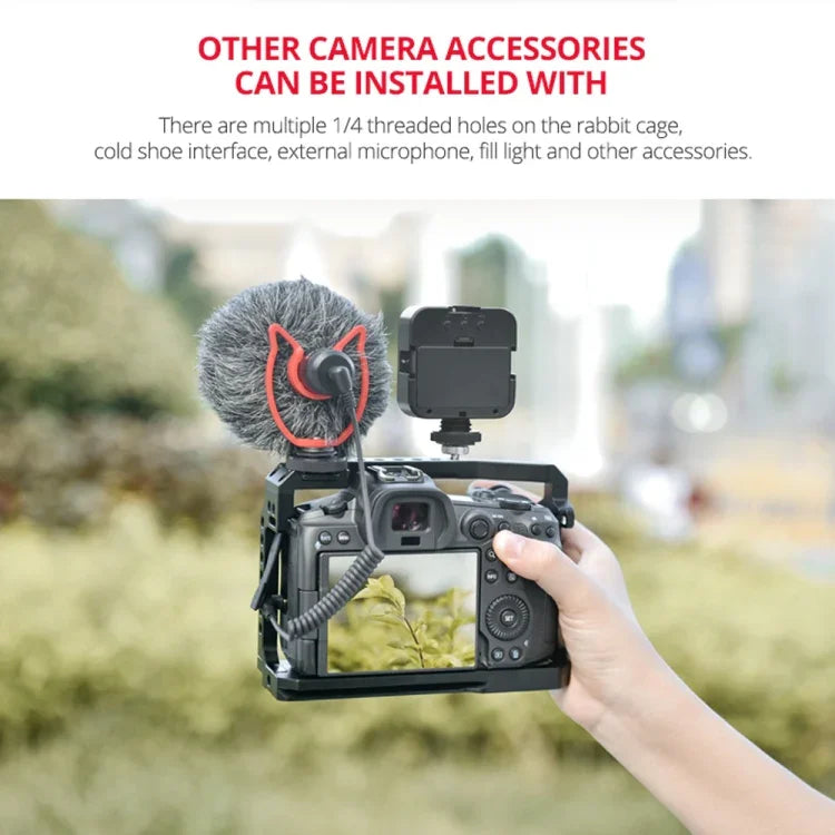 โครงกันสั่นกล้องวิดีโอ YELANGU C22-A YLG0334B-A สำหรับ Canon EOS R5/R6/R, YLG0334B-A