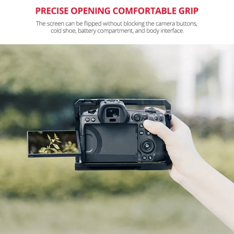 โครงกันสั่นกล้องวิดีโอ YELANGU C22-A YLG0334B-A สำหรับ Canon EOS R5/R6/R, YLG0334B-A