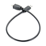 สายข้อมูลโทรศัพท์ Micro USB 30 ซม. เป็น Mini 8 Pin USB OTG 5 ชิ้น สำหรับ Nikon, Micro เป็น Mini 8 Pin สำหรับ Nikon