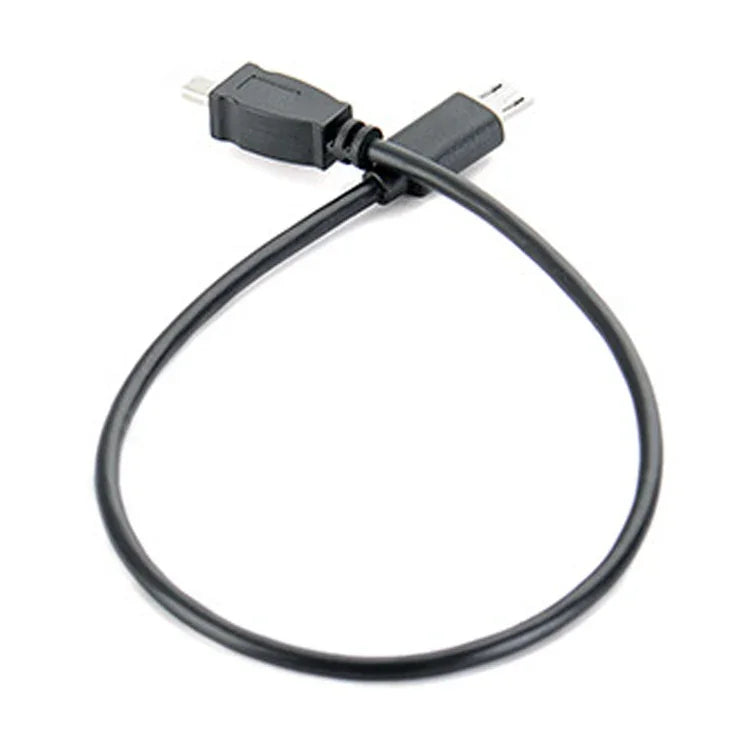 สายข้อมูลโทรศัพท์ Micro USB 30 ซม. เป็น Mini 8 Pin USB OTG 5 ชิ้น สำหรับ Nikon, Micro เป็น Mini 8 Pin สำหรับ Nikon