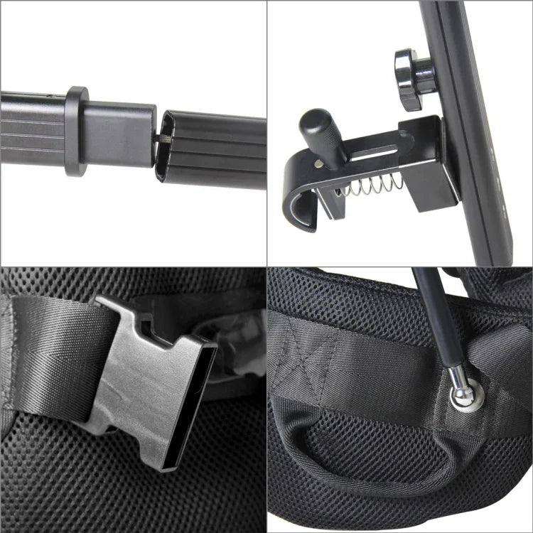 YELANGU YLG0107G2 เสื้อกั๊กกันสั่น ระบบรองรับกล้องสำหรับกล้อง DSLR & DV, รับน้ำหนัก: 3-18 กก., รับน้ำหนัก: 3-18 กก.