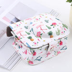 กระเป๋าเคสหนัง PU ลายกระบองเพชรฟลามิงโก้เต็มตัวพร้อมสายสะพายสำหรับ FUJIFILM instax mini 9 / mini 8+ / mini 8, ลายกระบองเพชรฟลามิงโก้