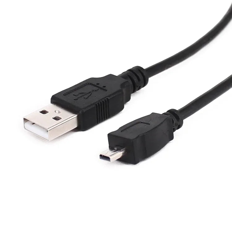 สายชาร์จข้อมูล USB Mini 8 พิน 1.5 ม. 5 ชิ้น สำหรับ Nikon D5100 / D610, USB Mini 8 พิน