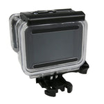 สำหรับเคสกันน้ำแบบทัชสกรีน 45 เมตร GoPro HERO6 /5 พร้อมตัวล็อก ติดตั้งพื้นฐานและสกรู ไม่ต้องถอดเลนส์ กันน้ำลึก 45 เมตร