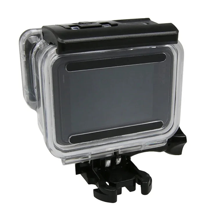 สำหรับเคสกันน้ำแบบทัชสกรีน 45 เมตร GoPro HERO6 /5 พร้อมตัวล็อก ติดตั้งพื้นฐานและสกรู ไม่ต้องถอดเลนส์ กันน้ำลึก 45 เมตร