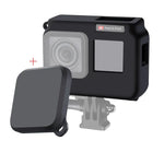 สำหรับเคสซิลิโคนกันกระแทก Insta360 One R 4K พร้อมกรอบและฝาปิดเลนส์, เคส 4K + ฝาปิดเลนส์