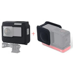 สำหรับเคสซิลิโคนกันกระแทก Insta360 One R กล้องพาโนรามาพร้อมกรอบและฝาปิดเลนส์, เคสพาโนรามา + ฝาปิดเลนส์