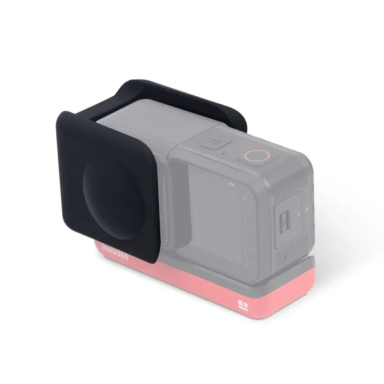 สำหรับเคสซิลิโคนกันกระแทก Insta360 One R กล้องพาโนรามาพร้อมกรอบและฝาปิดเลนส์, เคสพาโนรามา + ฝาปิดเลนส์