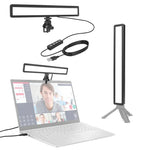 ไฟ LED ไลฟ์วิดีโอ USB LUXCeO WS66 2500K-9000K สีสองโทน สำหรับแล็ปท็อปและประชุม