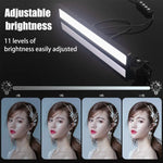 ไฟ LED ไลฟ์วิดีโอ USB LUXCeO WS66 2500K-9000K สีสองโทน สำหรับแล็ปท็อปและประชุม