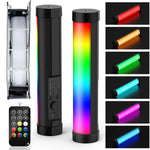 ไฟสติ๊กถ่ายภาพวิดีโอ RGB LUXCeO P100 พร้อมรีโมตและกริดซอฟต์บ็อกซ์, P100+กริดซอฟต์บ็อกซ์