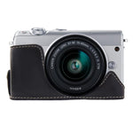 ฐานเคสกล้องหนัง PU ครึ่งตัวเกลียว 1/4 นิ้ว สำหรับ Canon EOS M100, สำหรับ Canon EOS M100