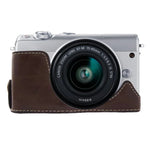 ฐานเคสกล้องหนัง PU ครึ่งตัวเกลียว 1/4 นิ้ว สำหรับ Canon EOS M100, สำหรับ Canon EOS M100