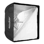 ซอฟต์บ็อกซ์สี่เหลี่ยมผืนผ้าขนาด 60 x 60 ซม. Godox สำหรับสตูดิโอถ่ายภาพ ติดตั้งแบบ Bowens สำหรับ Speedlite
