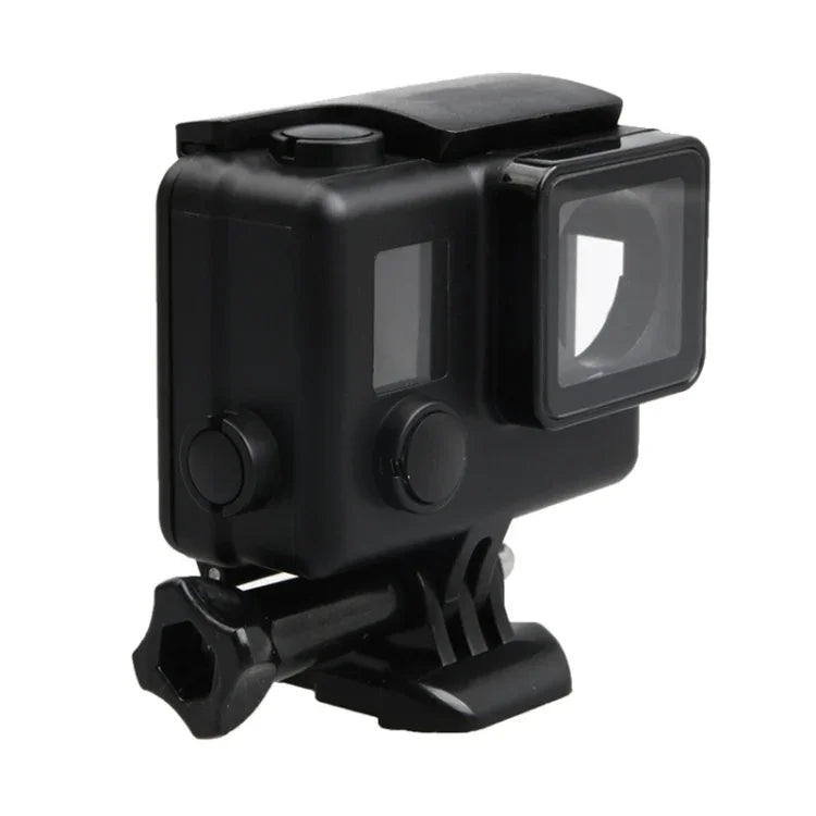 สำหรับเคสโครง ABS กันกระแทก GoPro HERO4 พร้อมตัวล็อก ติดตั้งพื้นฐานและสกรูนำ, HERO4