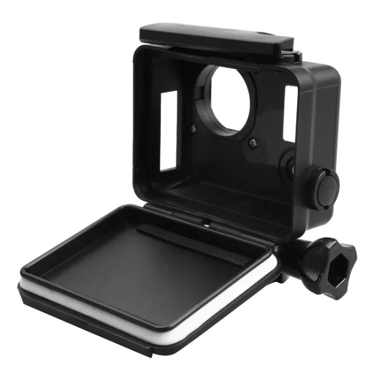 สำหรับเคสโครง ABS กันกระแทก GoPro HERO4 พร้อมตัวล็อก ติดตั้งพื้นฐานและสกรูนำ, HERO4