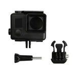 สำหรับเคสโครง ABS กันกระแทก GoPro HERO4 พร้อมตัวล็อก ติดตั้งพื้นฐานและสกรูนำ, HERO4