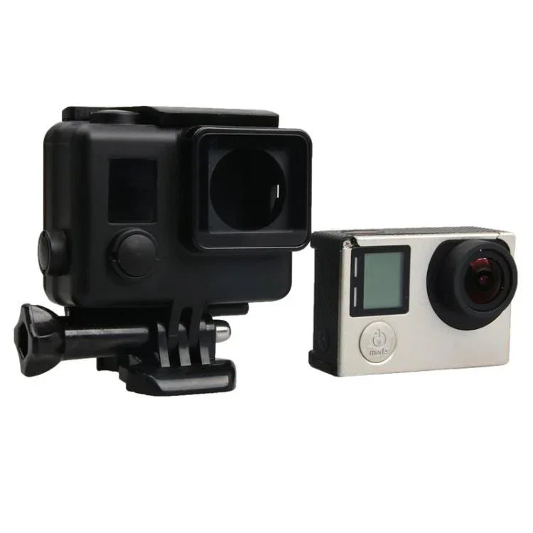 สำหรับเคสโครง ABS กันกระแทก GoPro HERO4 พร้อมตัวล็อก ติดตั้งพื้นฐานและสกรูนำ, HERO4