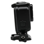 2 in 1 ฝาหลังหน้าจอสัมผัส GoPro HERO6 /5 + เคสกันน้ำ 45 ม. (ต้องถอดเลนส์เมื่อติดตั้ง) พร้อมตะขอและฐานยึดสกรู, ต้องถอดเลนส์