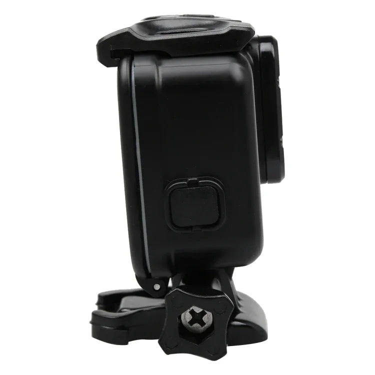 2 in 1 ฝาหลังหน้าจอสัมผัส GoPro HERO6 /5 + เคสกันน้ำ 45 ม. (ต้องถอดเลนส์เมื่อติดตั้ง) พร้อมตะขอและฐานยึดสกรู, ต้องถอดเลนส์