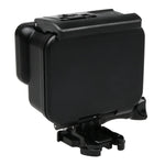 2 in 1 ฝาหลังหน้าจอสัมผัส GoPro HERO6 /5 + เคสกันน้ำ 45 ม. (ต้องถอดเลนส์เมื่อติดตั้ง) พร้อมตะขอและฐานยึดสกรู, ต้องถอดเลนส์