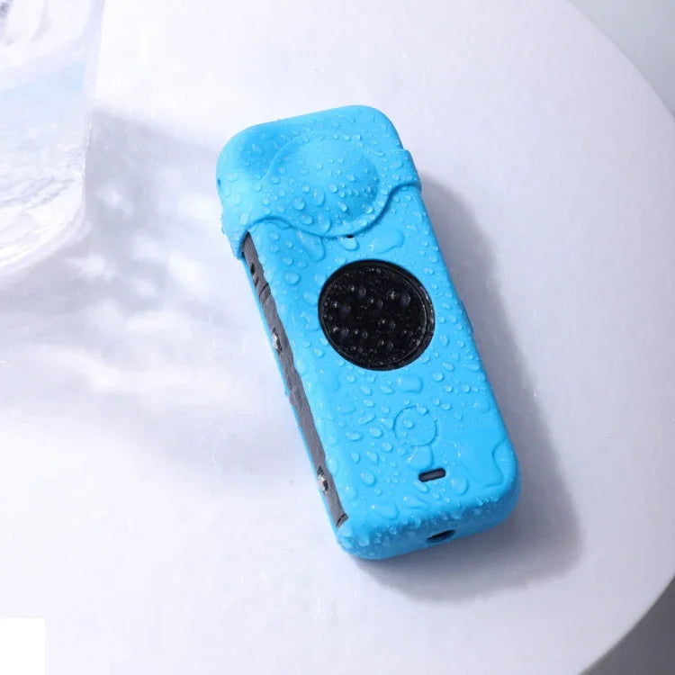 เคสซิลิโคนกันฝุ่นเต็มตัวพร้อมฝาครอบเลนส์สำหรับ Insta360 ONE X2, 2
