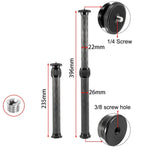 BEXIN P262C 235mm-396mm Tripod Extension Pole Carbon Fiber Center Column Tripod Extender, P262C