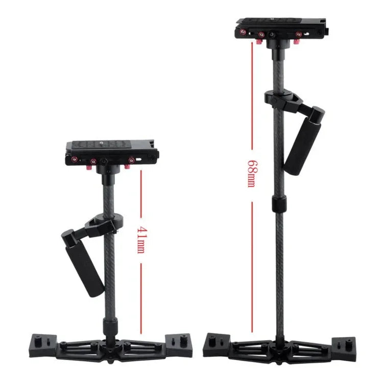 กันสั่นมืออาชีพขาตั้งกล้องอลูมิเนียม + คาร์บอนไฟเบอร์ YELANGU YLG0107K 40-67cm สำหรับกล้อง DSLR DV