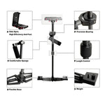 กันสั่นมืออาชีพขาตั้งกล้องอลูมิเนียม + คาร์บอนไฟเบอร์ YELANGU YLG0107K 40-67cm สำหรับกล้อง DSLR DV