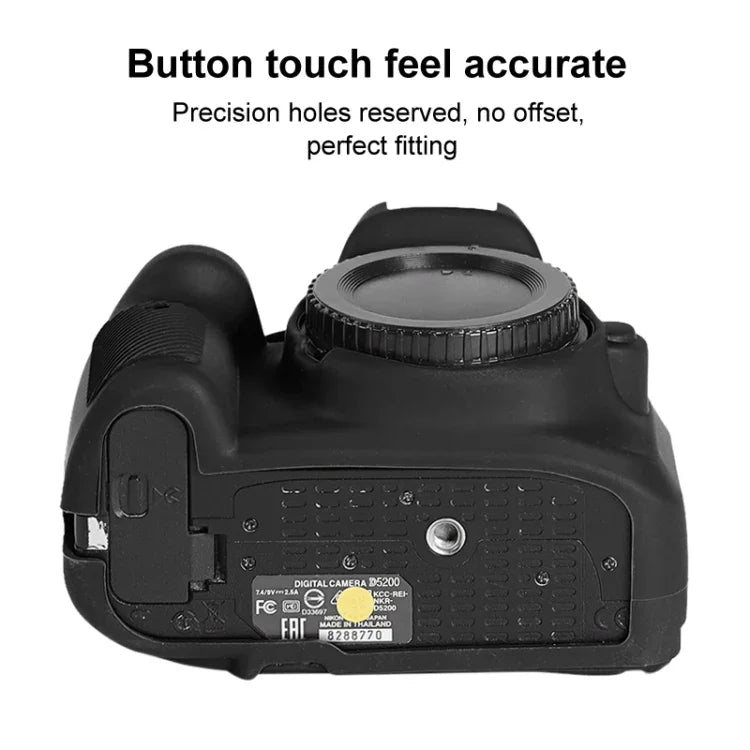 เคสซิลิโคนอ่อนนุ่มสำหรับ Nikon D5200, สำหรับ Nikon D5200