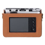 กระเป๋าเคสหนังแท้สำหรับกล้อง FUJIFILM instax mini Evo แบบเต็มตัวพร้อมสายสะพาย, สำหรับ FUJIFILM instax mini Evo