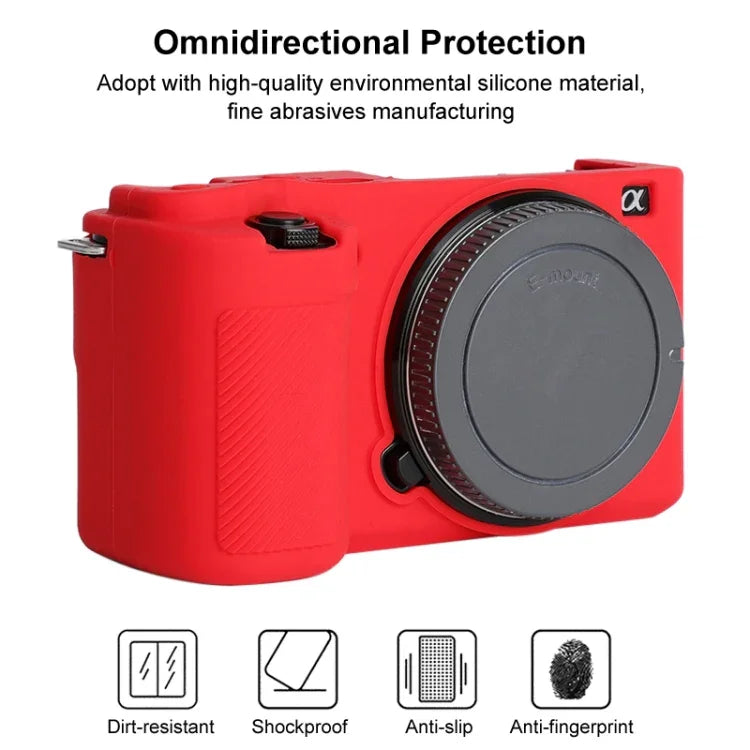 เคสซิลิโคนอ่อนนุ่มสำหรับ Sony ZV-E10, สำหรับ Sony ZV-E10