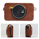 เคสหนัง PU แบบเต็มตัวพร้อมสายสะพาย สำหรับ Kodak Mini Shot2 Retro / C210R instax, สำหรับ Kodak Mini Shot2 Retro / C210R