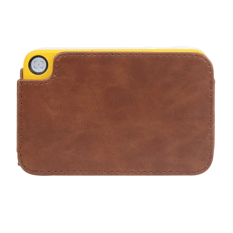เคสหนัง PU แบบเต็มตัวพร้อมสายสะพาย สำหรับ Kodak PRINTOMATIC, สำหรับ Kodak PRINTOMATIC