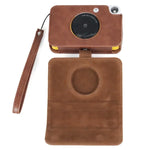 เคสหนัง PU แบบเต็มตัวพร้อมสายสะพาย สำหรับ Kodak PRINTOMATIC, สำหรับ Kodak PRINTOMATIC