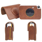 เคสหนัง PU แบบเต็มตัวพร้อมสายสะพาย สำหรับ Kodak PRINTOMATIC, สำหรับ Kodak PRINTOMATIC
