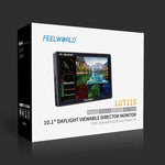 FEELWORLD LUT11S จอทัชสกรีนขนาด 10.1 นิ้ว ความสว่างสูงพิเศษ 2000nit มอนิเตอร์กล้อง DSLR ฟิลด์, 3G-SDI 4K HDMI อินพุตเอาต์พุต 1920 x 1200 จอ IPS, LUT11S