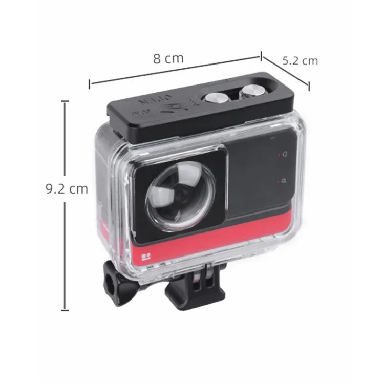เคสกันน้ำสำหรับดำน้ำลึก 60 เมตรสำหรับ Insta360 One RS 360 Edition, สำหรับ Insta360 One RS
