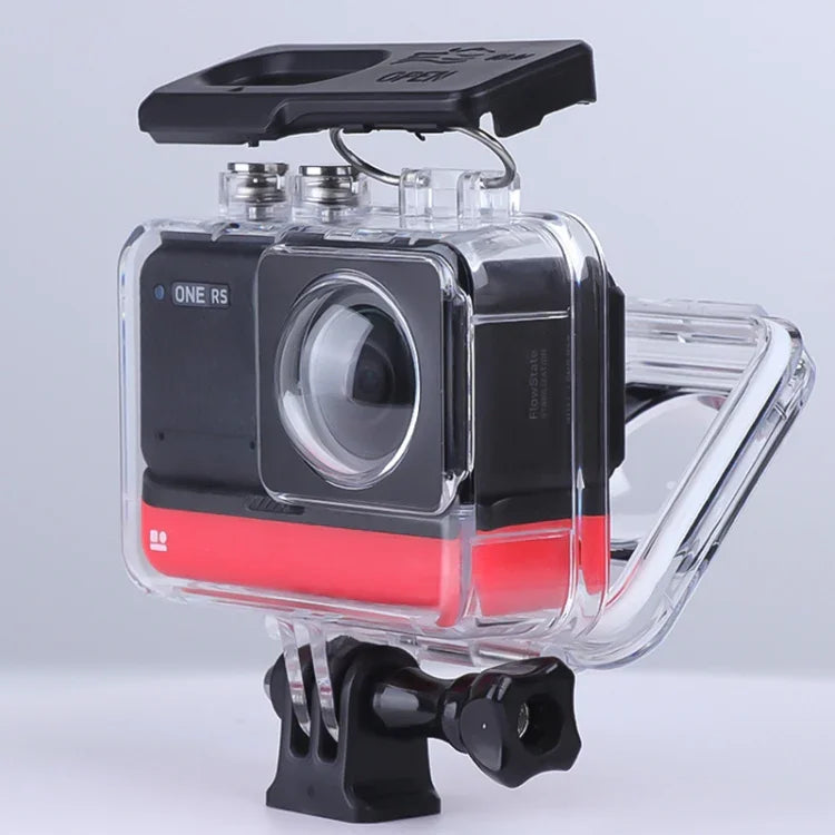 เคสกันน้ำสำหรับดำน้ำลึก 60 เมตรสำหรับ Insta360 One RS 360 Edition, สำหรับ Insta360 One RS