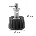ขาแหลมสแตนเลสสตีล 3/8 นิ้ว พร้อมแผ่นรองเท้าพลาสติก ขาตั้งกล้อง BEXIN GSF37-S, GSF37-S