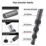 ขาตั้งกล้องคาร์บอนไฟเบอร์พกพาพับได้ BEXIN RC334, RC334