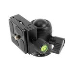 BEIXIN QB-30  360 Degree Rotation Panorama Metal Ball Head with Quick Release Plate, QB-30